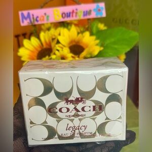 🆕COACH NEW YORK LEGACY Eau de Parfum Perfume 1 Oz. 30ml ~Sealed in BOX~